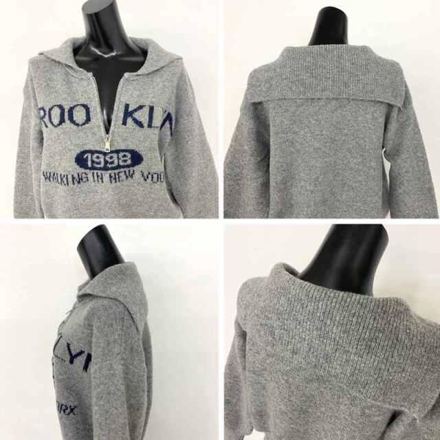 ロゴハーフZIPプルオーバー