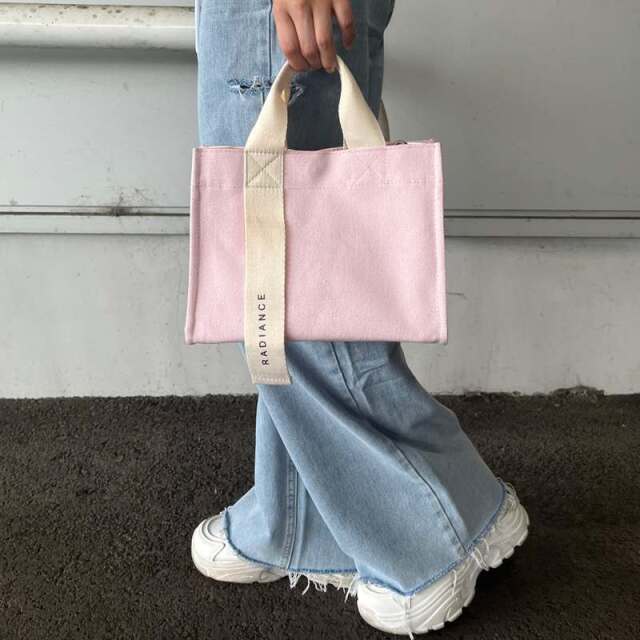 SALE!【 】使いやすい!ロゴ 2way mini 斜がけ BAG mini ロゴ 】 2WAY キャンバス ショルダー バッグ_（ショルダー