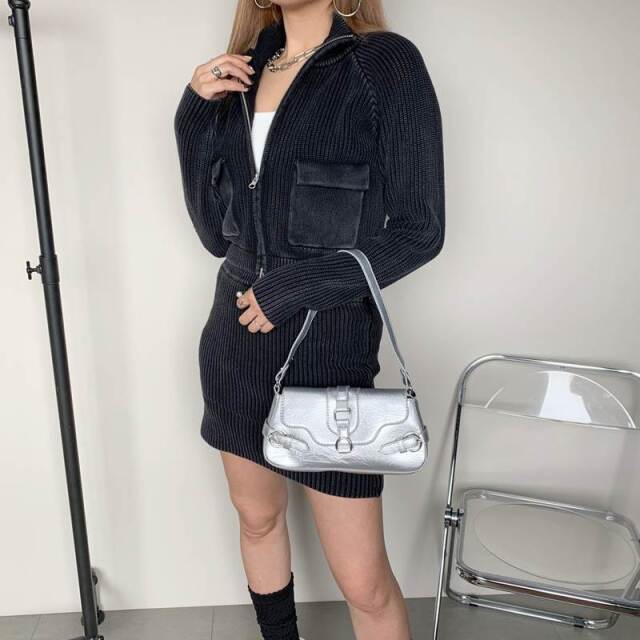 ベルトフラップショルダーバッグ