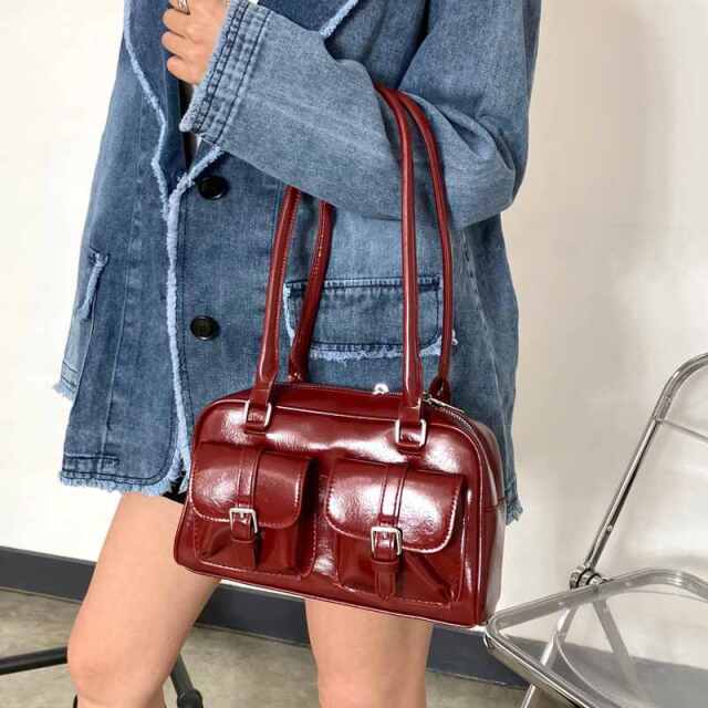 2ポケボストンバッグ