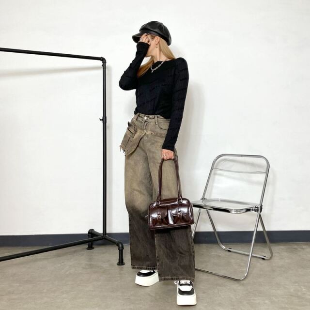 2ポケボストンバッグ