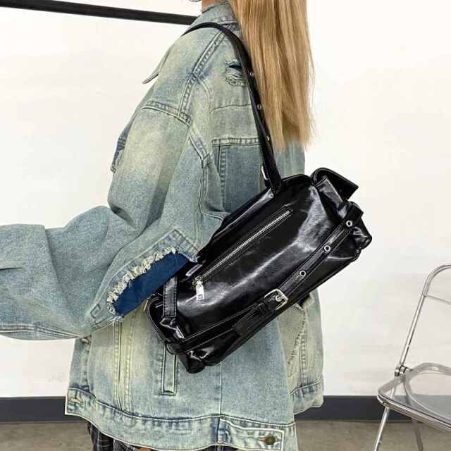 ベルトZIPボストンバッグ