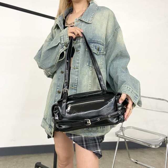 ベルトZIPボストンバッグ