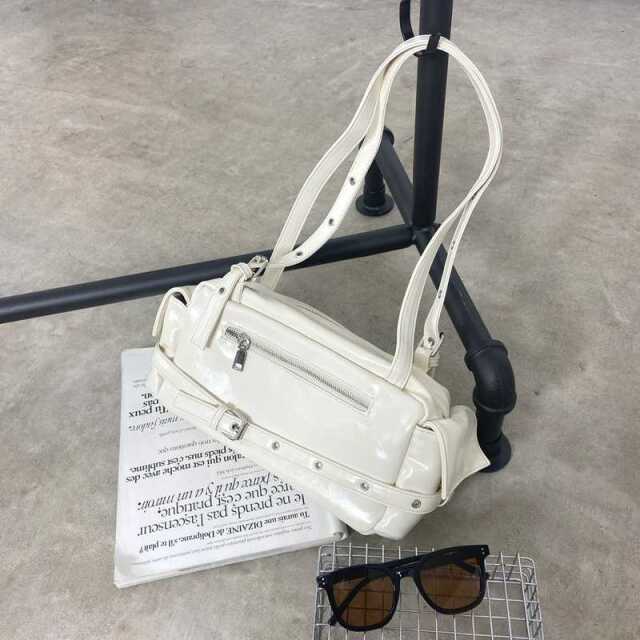 ベルトZIPボストンバッグ