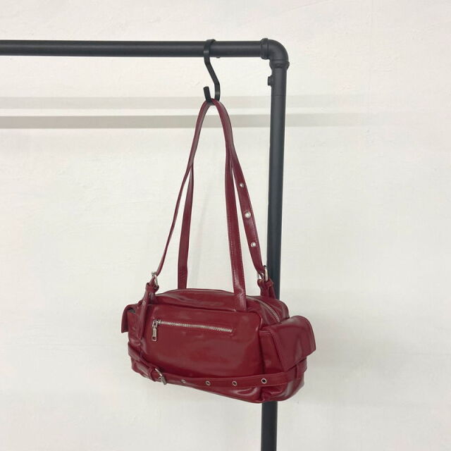 ベルトZIPボストンバッグ