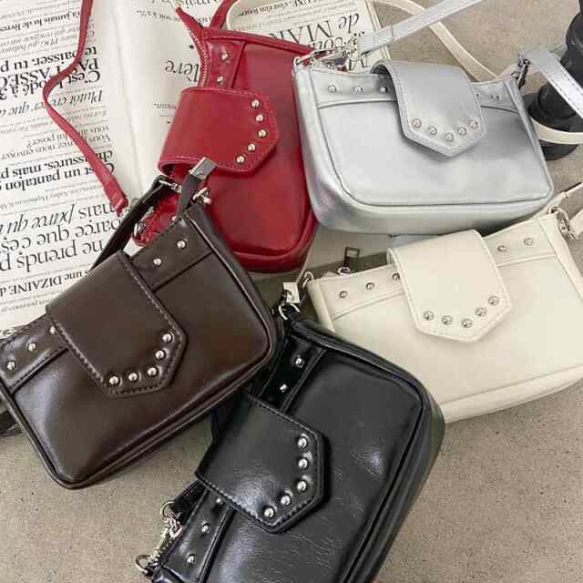 スタッズミニショルダーバッグ