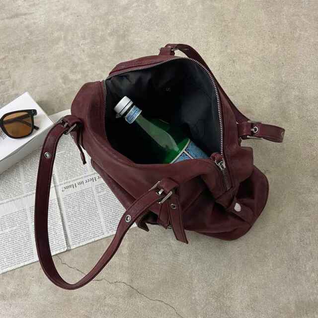 合成皮革ボストンバッグ