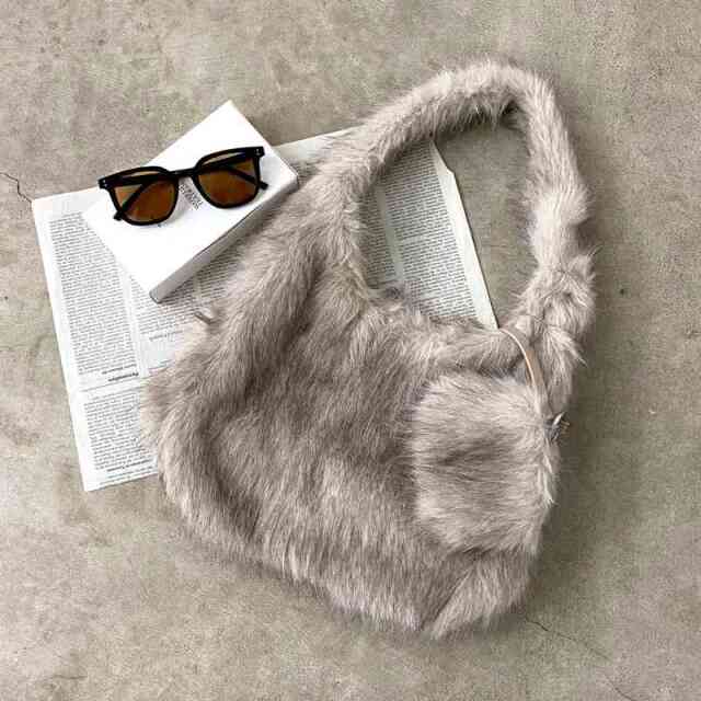 non-hedge フェイクファーポーチ付きバッグ|TiMTiMオンラインストア