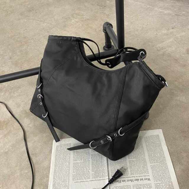 ソフト合成皮革ムラトートバッグ