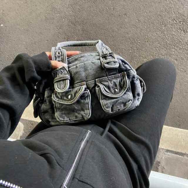 デニムミニバッグ