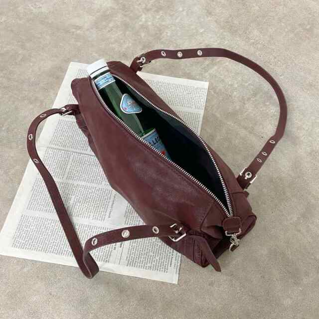 合成皮革ボストンバッグ