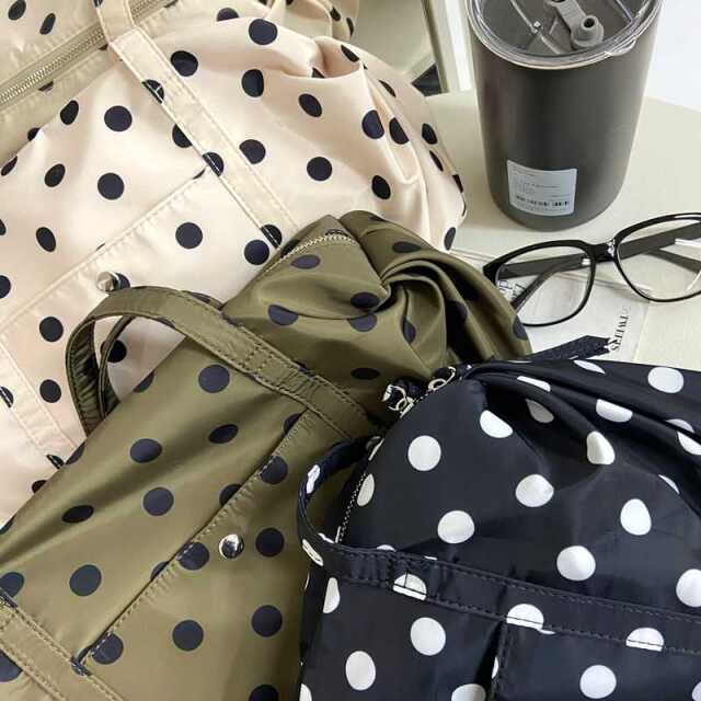 ドットボストンバッグ