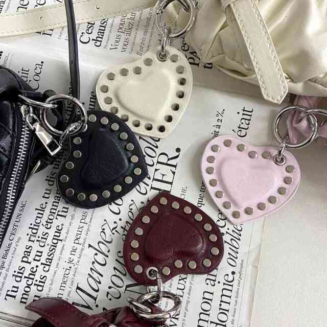 ドロストハートチャーム付きバッグ