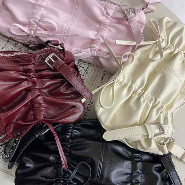 ドロストハートチャーム付きバッグ