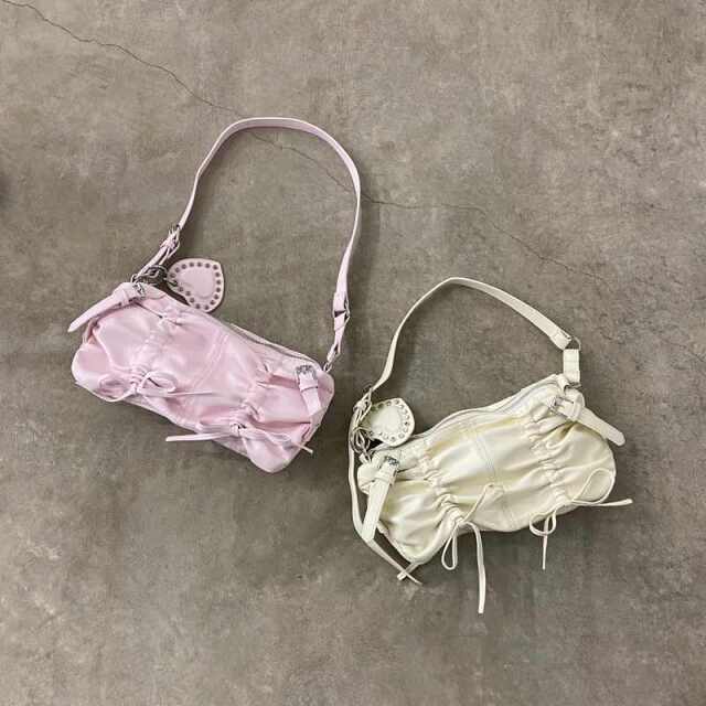 ドロストハートチャーム付きバッグ