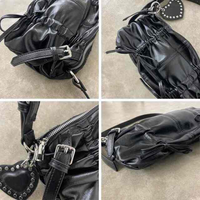 ドロストハートチャーム付きバッグ