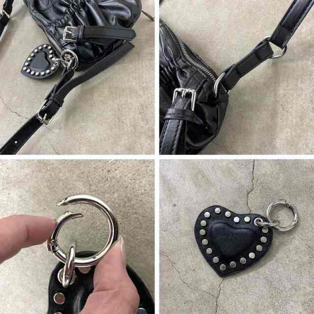 ドロストハートチャーム付きバッグ