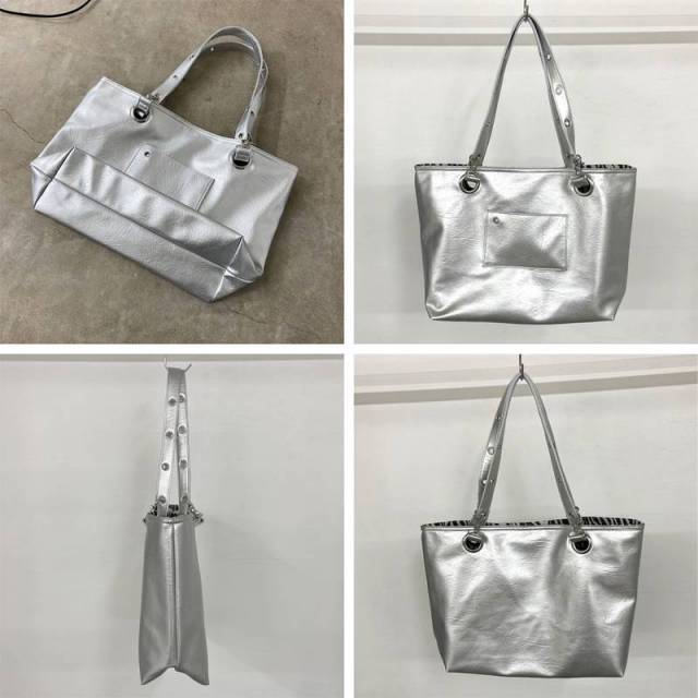 ハトメリバーシブルトートバッグ