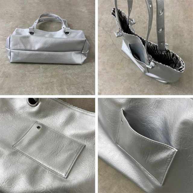 ハトメリバーシブルトートバッグ