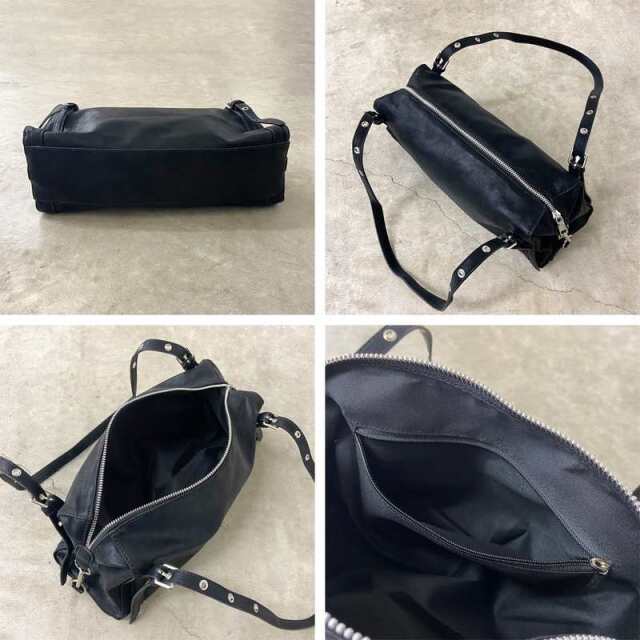 ハトメベルトボストンバッグ