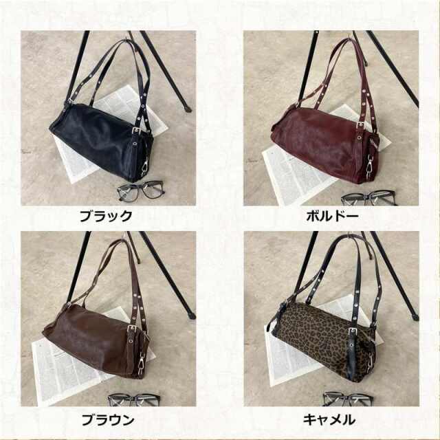 ハトメベルトボストンバッグ
