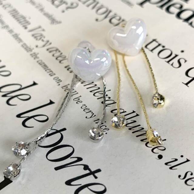 パールハートピアス