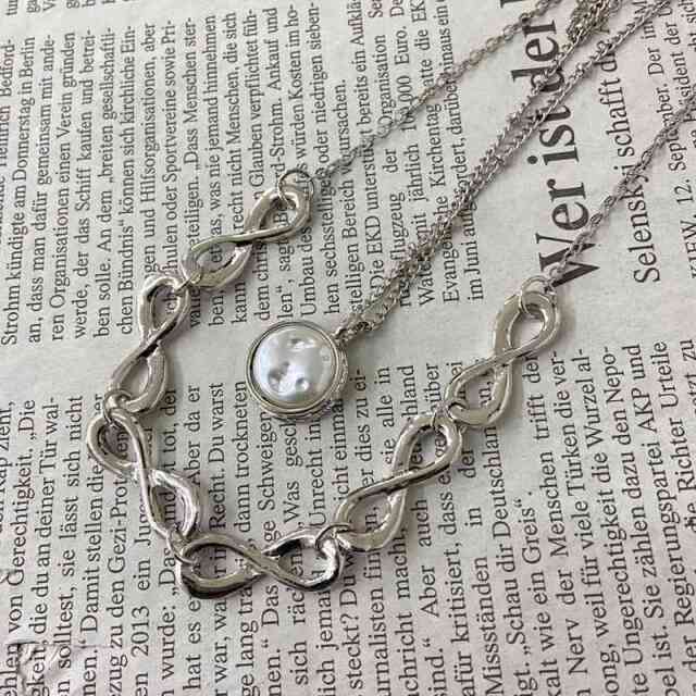 2連パールネックレス