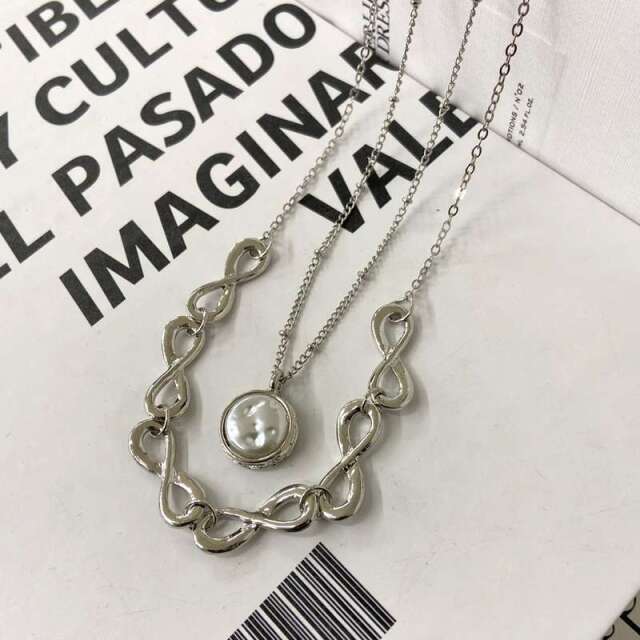 2連パールネックレス