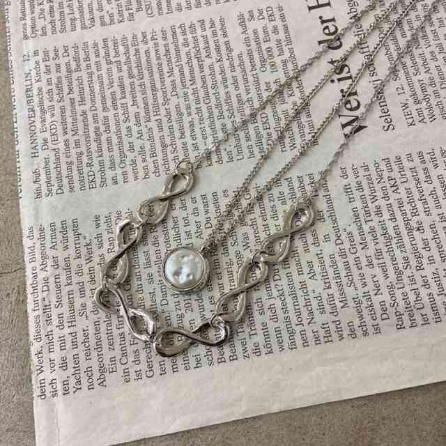 2連パールネックレス