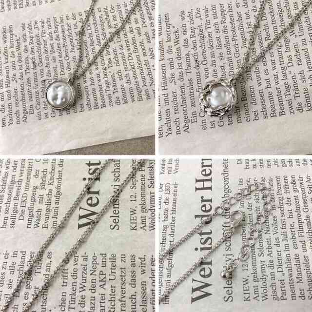 2連パールネックレス