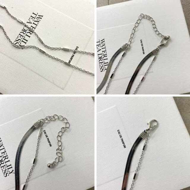 クロススネークネックレス