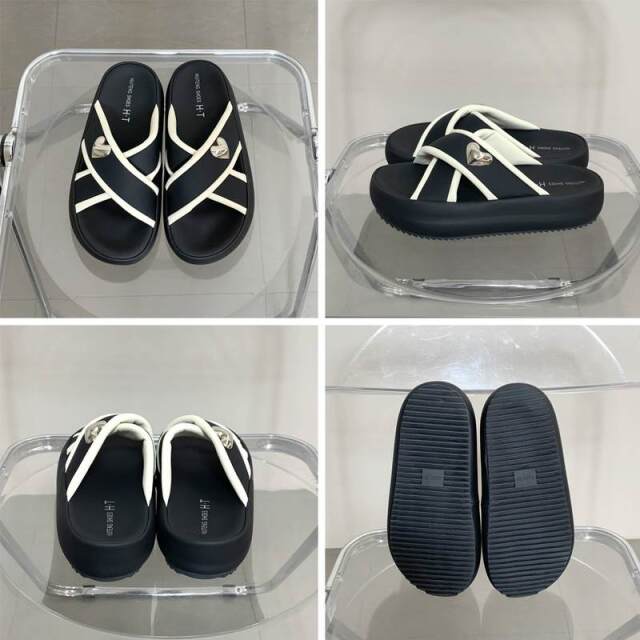 ハートクロスフラットサンダル