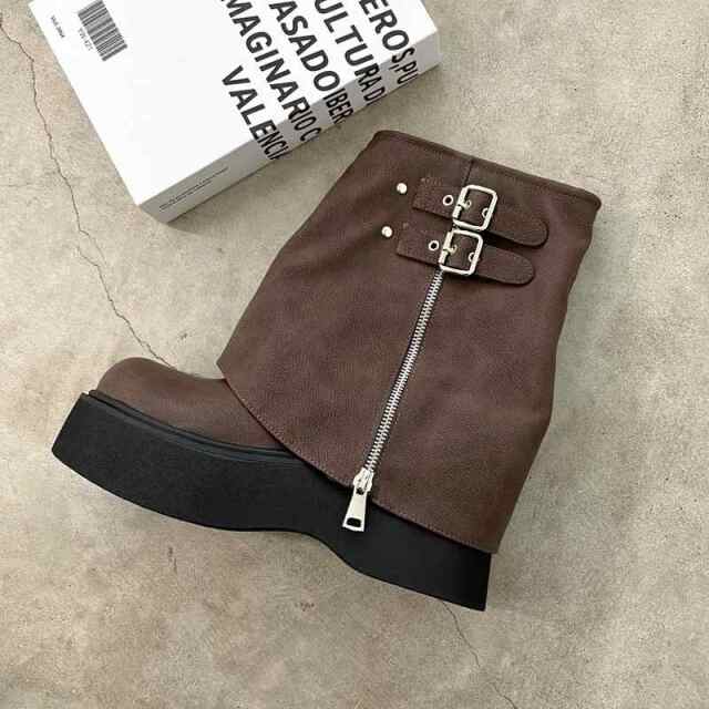 レイヤードブーツ