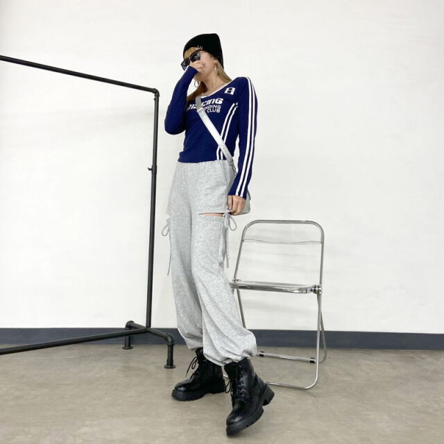 レースアップブーツ