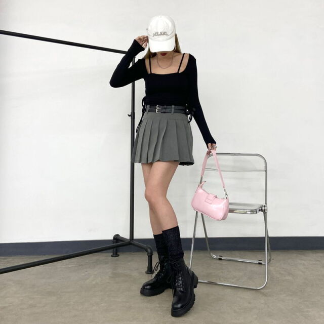 レースアップブーツ