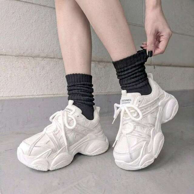 クロスストーン厚底スニーカー