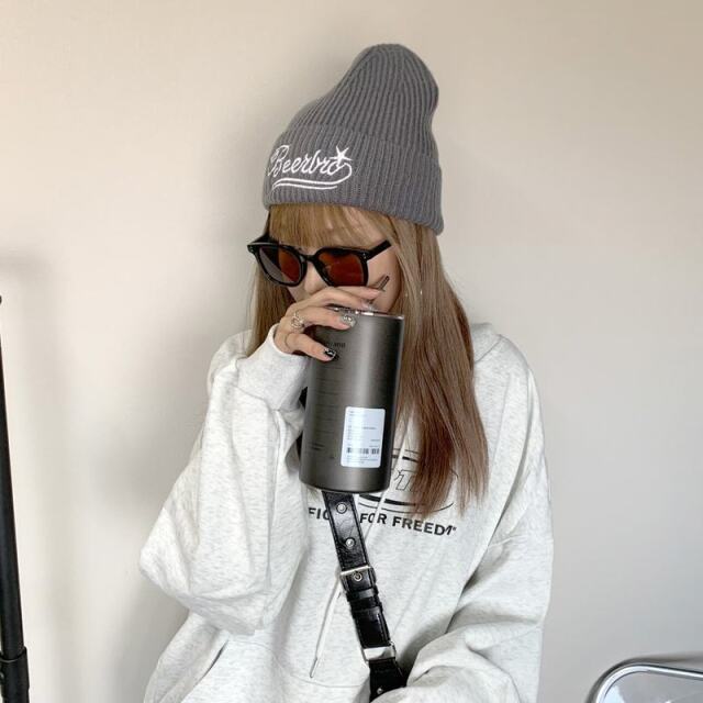 ロゴニット帽