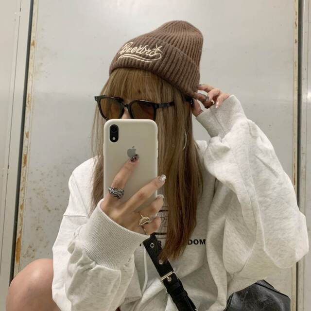 ロゴニット帽