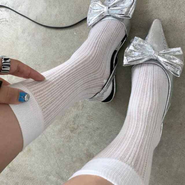 プチリボンソックス