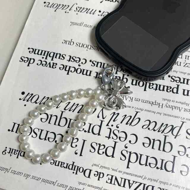 ★WEB限定★パールリボンチャーム