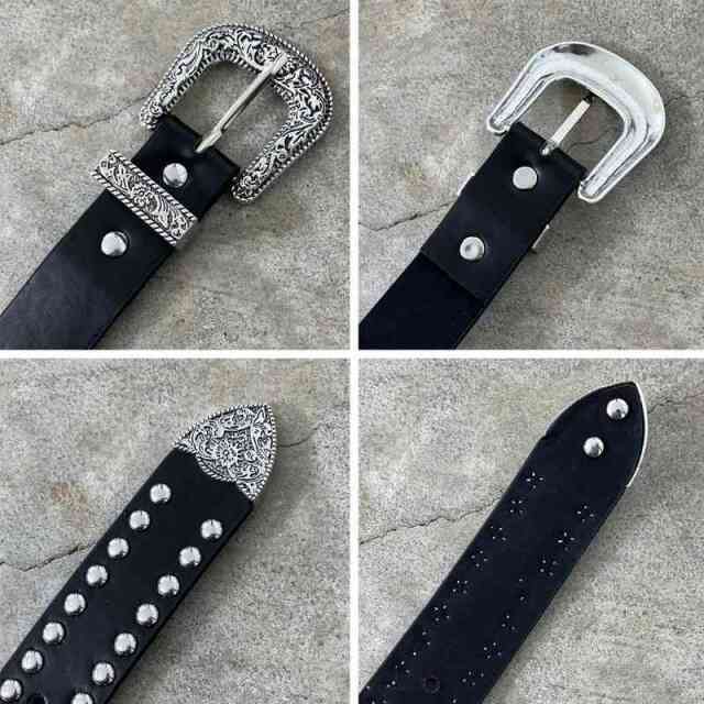 non-hedge デザインバックルモチーフスタッズベルト|TiMTiMオンライン