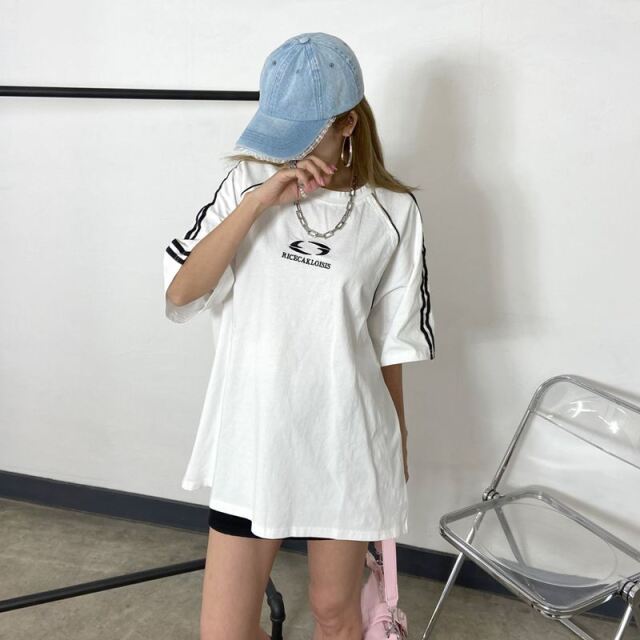 レース付きデニムキャップ