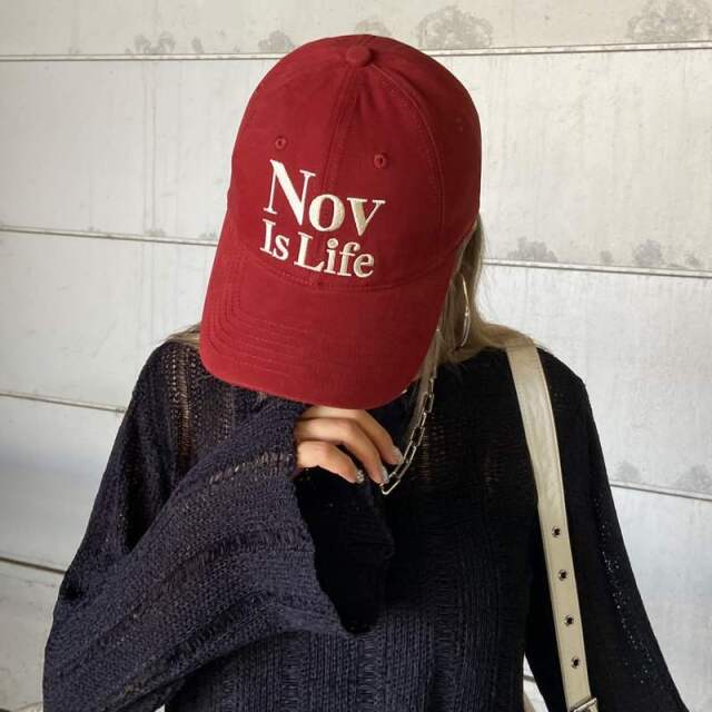 ブラウン刺繍ロゴキャップ non-hedge ロゴ刺繍キャップ|TiMTiMオンラインストア|レディース