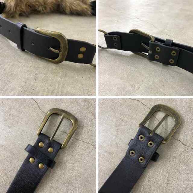 ファー付きベルト