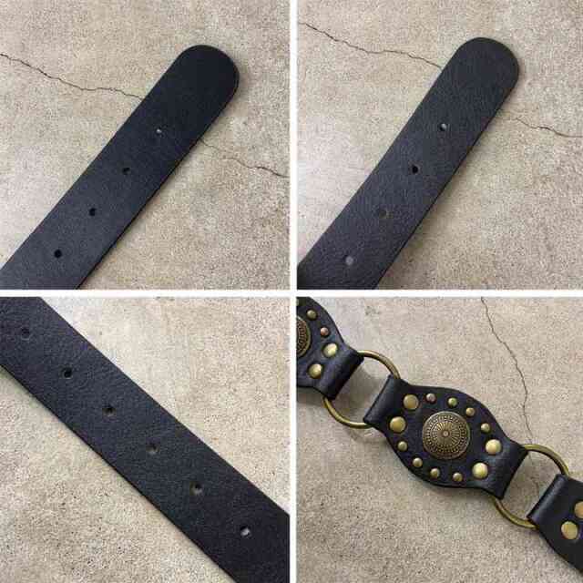 ファー付きベルト