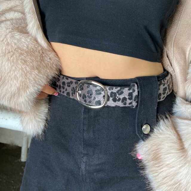 美品★ヒョウ柄チェスト non-hedge ヒョウ柄ベルト|TiMTiMオンラインストア|レディース