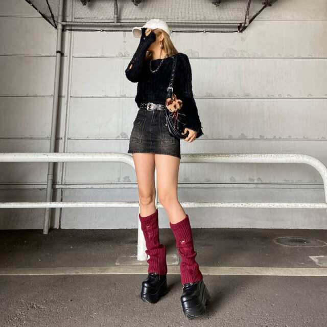 ファーハートチャームストラップ