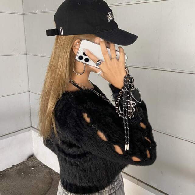 ハートチャームストラップ