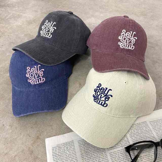 配色ロゴ刺繍キャップ