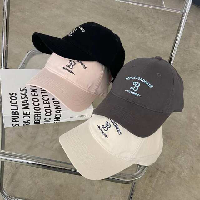 B刺繍キャップ